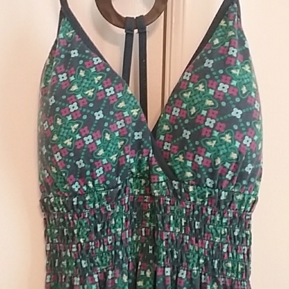 Cute geometric pattern maxi dress - Picture 2 of 4